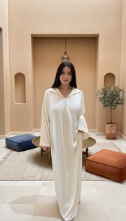 SALMA - Jellaba berchmane en crepe